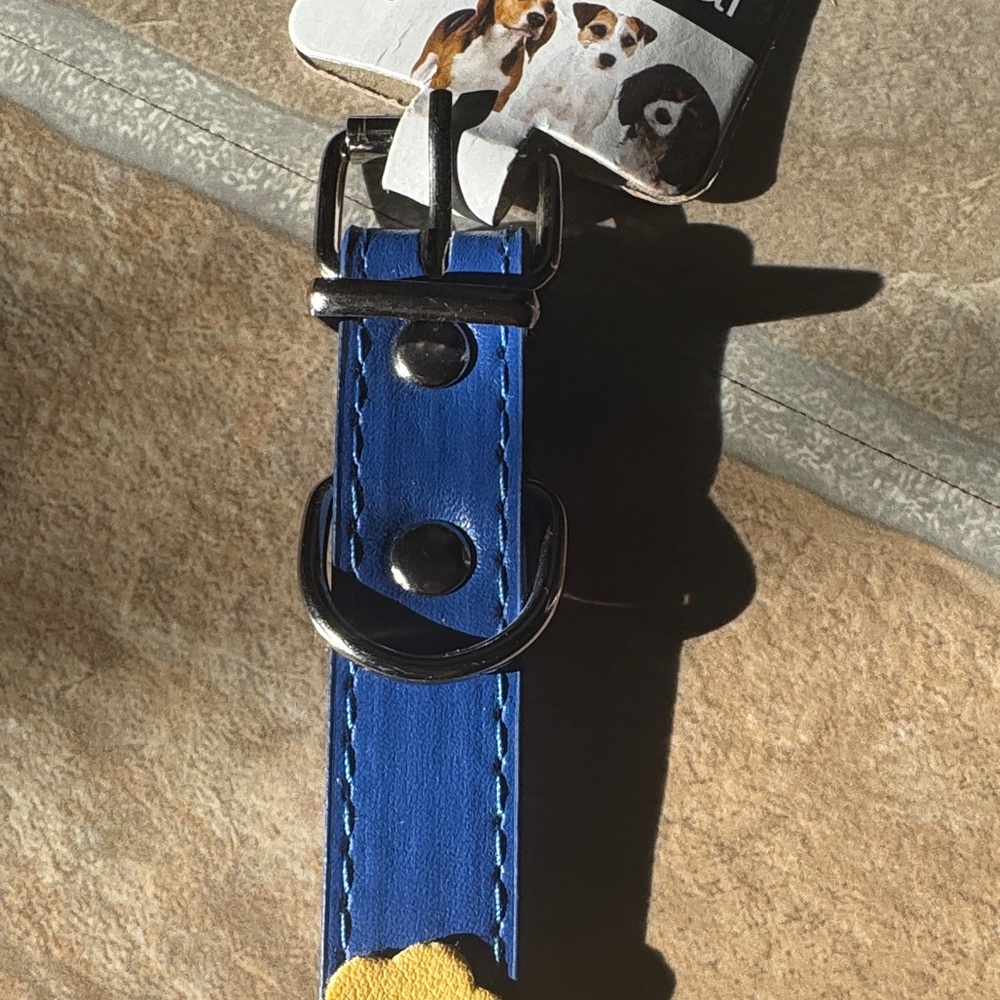 Duke's Dog Collar Fits Up to 14.5" NEW Blue - Picture 4 of 6